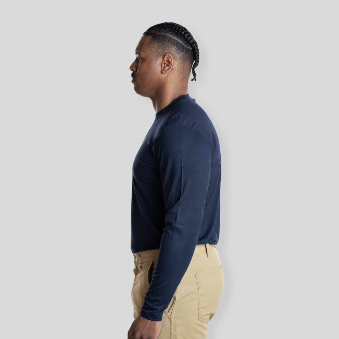 MWG FLEXSAFE Men's FR Base Layer Shirt. men's FR Shirt is CAT 1 FR.
