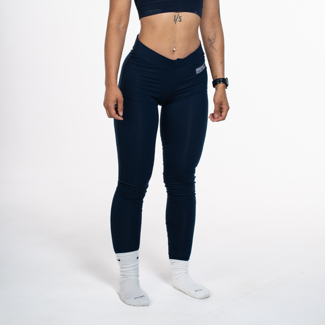 MWG FLEXSAFE Women's FR Base Layer Long John. Women's FR Base Layer is navy and inherently flame resistant.