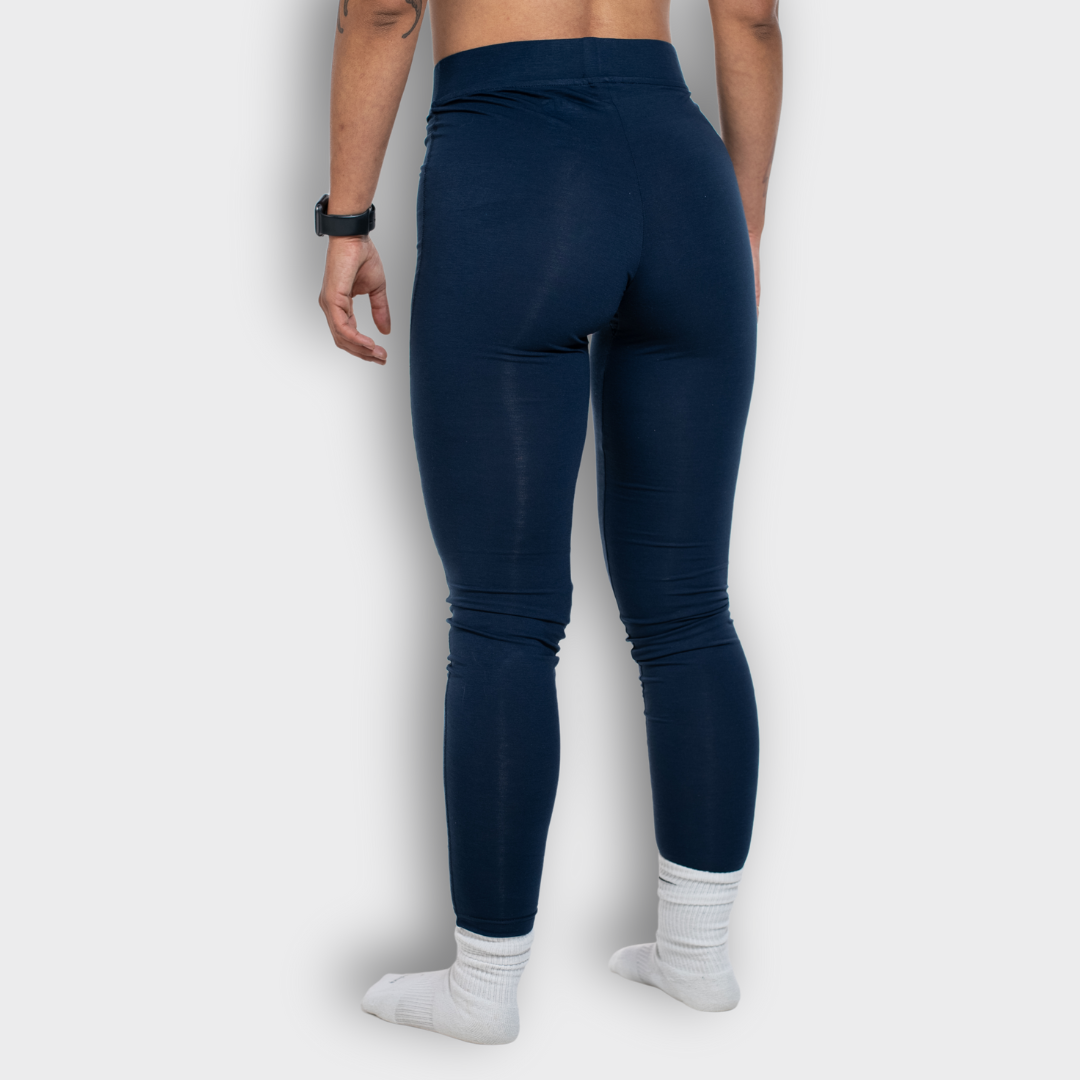 MWG FLEXSAFE Women's FR Base Layer Long John. Women's FR Base Layer is navy and inherently flame resistant.
