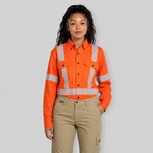MWG COTTON COMFORT™ Women's FR Button Shirt - 49G17