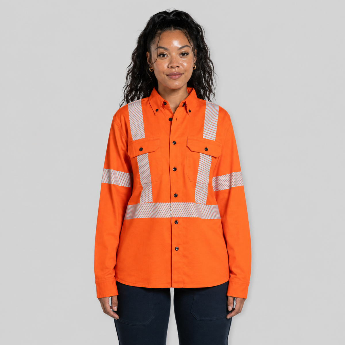 MWG COTTON COMFORT™ Women's FR Button Shirt - 49G17