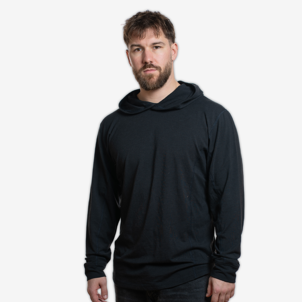 MWG ELEVATE Men's FR Hoodie. FR Hoodie is dual hazard and made from inherent FR fabric. FR Hoodie is CAT2 FR.