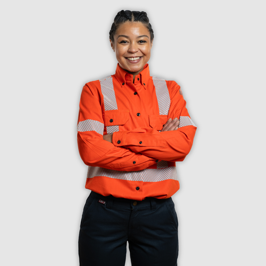 MWG COMFORT WEAVE™ Women's FR Button Shirt - 49F05