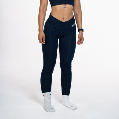 MWG FLEXSAFE Women's FR Base Layer Long John. Women's FR Base Layer is navy and inherently flame resistant.
