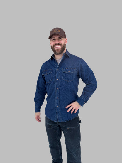 Men's Classic Western Denim Shirt - 50U15