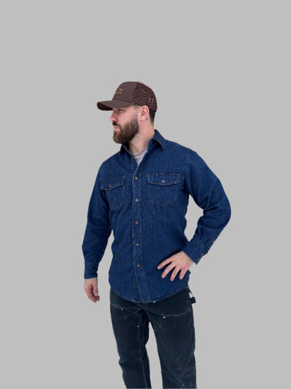 Men's Classic Western Denim Shirt - 50U15