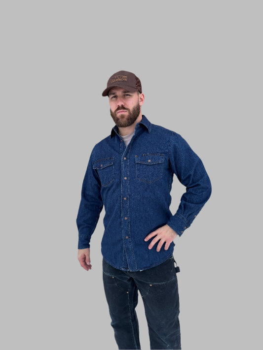Men's Classic Western Denim Shirt - 50U15