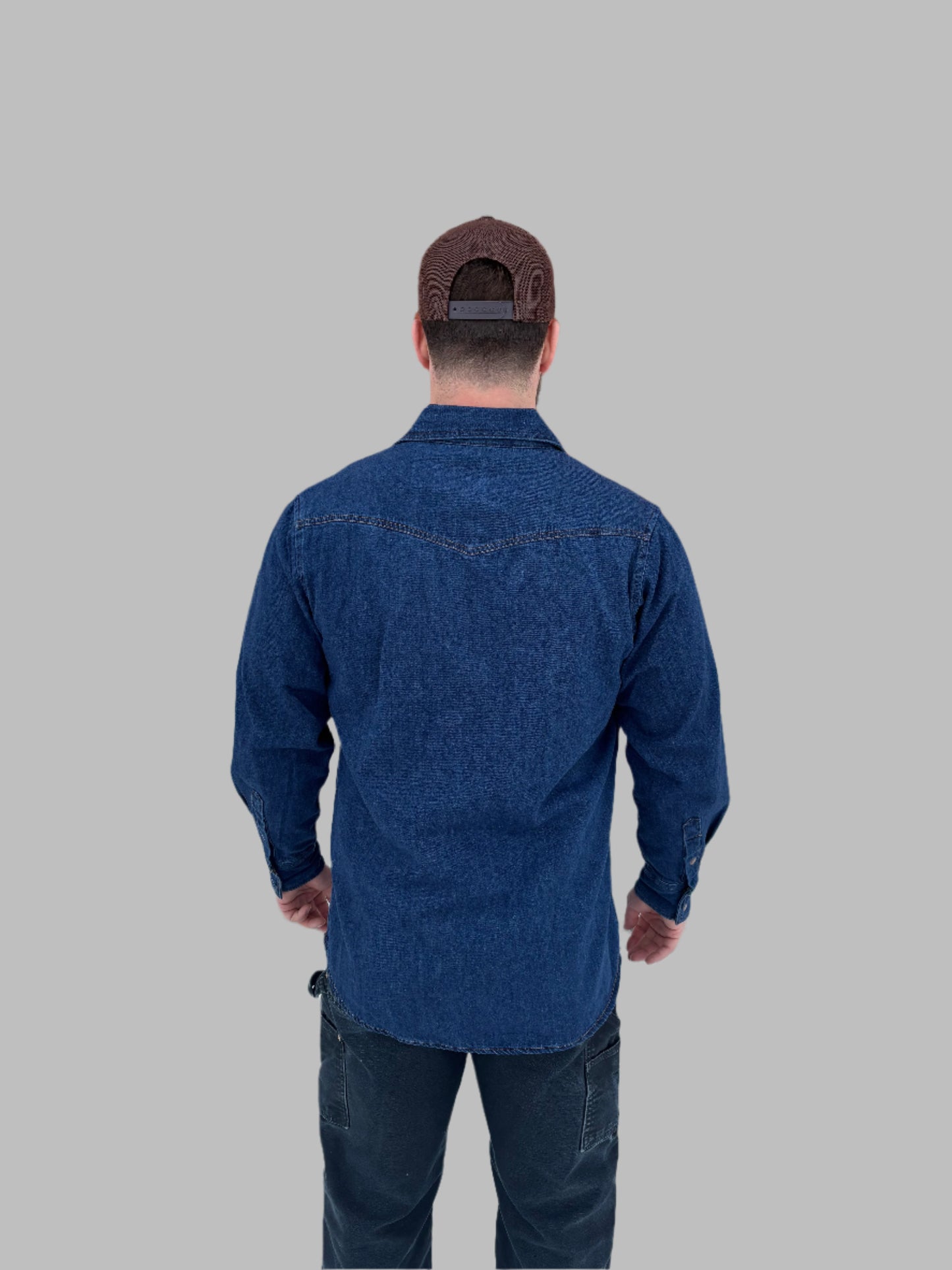 Men's Classic Western Denim Shirt - 50U15