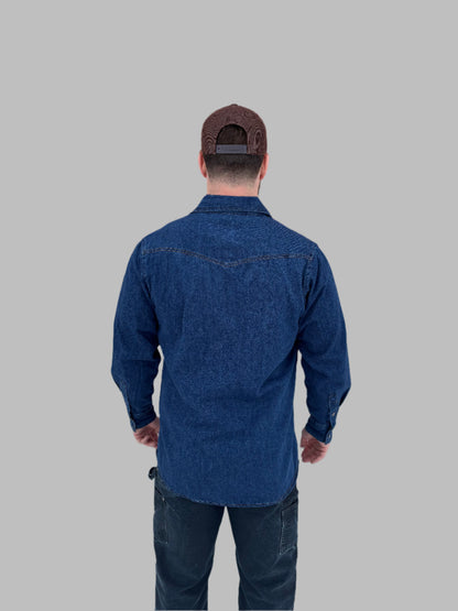 Men's Classic Western Denim Shirt - 50U15
