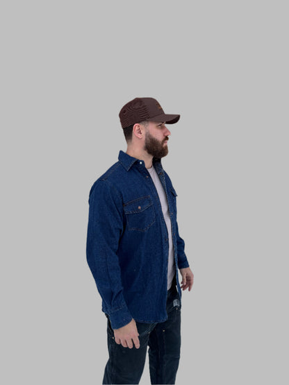 Men's Classic Western Denim Shirt - 50U15