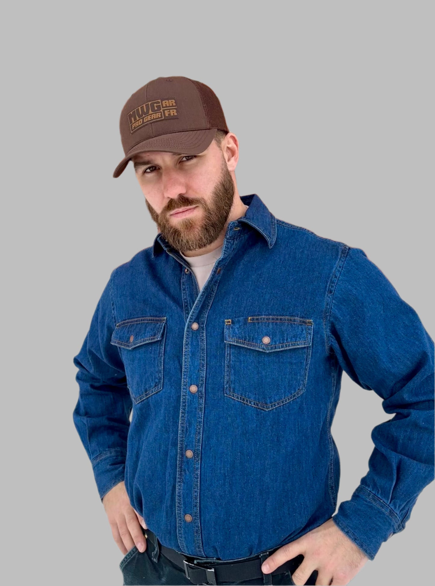 Men's Classic Western Denim Shirt - 50U15