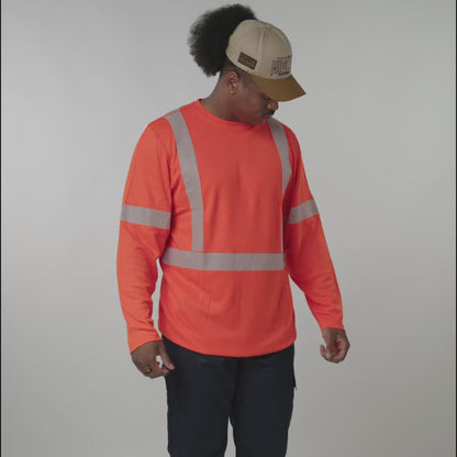 Chandail à manches longues ignifuge inhérent MWG TRANSMISSION™ pour homme - 61T20 (Couleur 68, Orange)