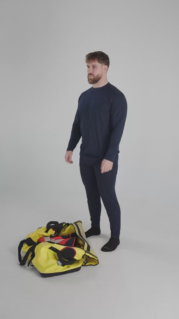 MWG RIPGUARD Men's FR Bib Overall. Men's FR Bib Overall is orange and navy with silver reflective. Men's FR Bib is CAT 2 FR.