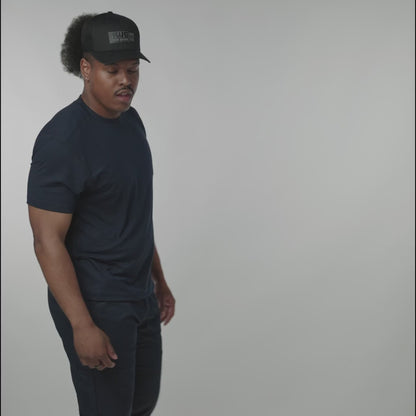 MWG FLEXSAFE Men's FR Base Layer T-Shirt. Men's FR T-Shirt is navy. FR T-Shirt is CAT 1 FR.