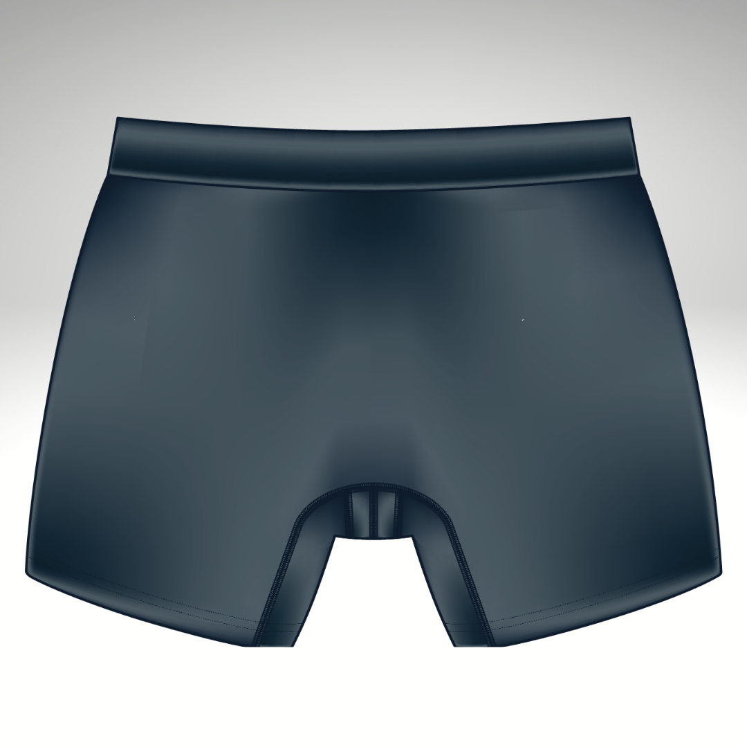 Image of MWG FLEXSAFE Men's FR Boxer Brief. FR Underwear are navy in colour and are a traditional boxer brief cut. MWG FLEXSAFE is an inherent flame-resistant fabric.