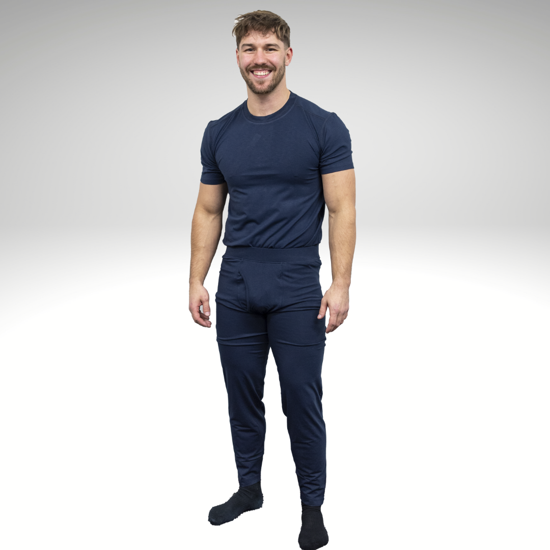 Image of MWG FLEXSAFE FR Long John. FR Long John is a base layer item designed for wear beneath FR Pants. MWG FLEXSAFE is an inherent flame-resistant fabric. FR Long Johns are 4-way stretch and odor resistant for comfort and freshness.